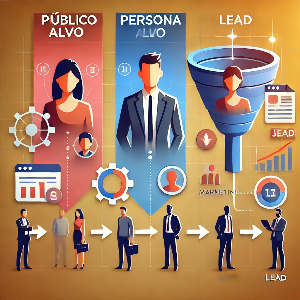 Público-alvo persona e lead